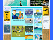 Tablet Screenshot of coolsurfinggames.com